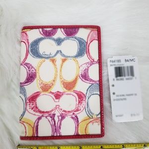 Coach Passport holder